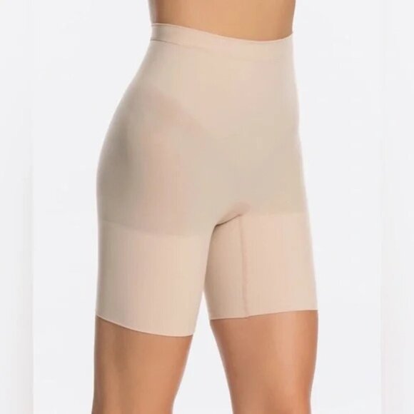 Spanx Power Shorts Shaper Short in Soft Nude Size Large - Picture 5 of 15